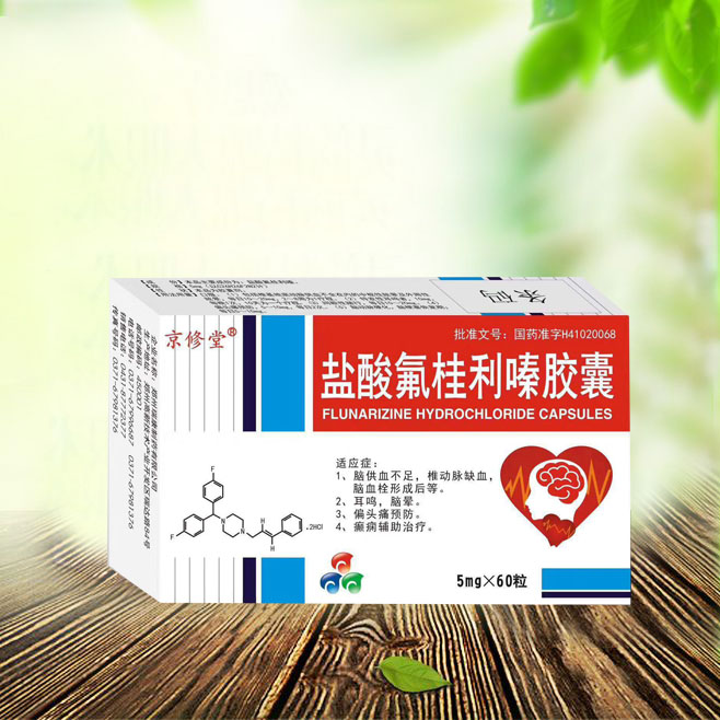 鹽酸氟桂利嗪膠囊