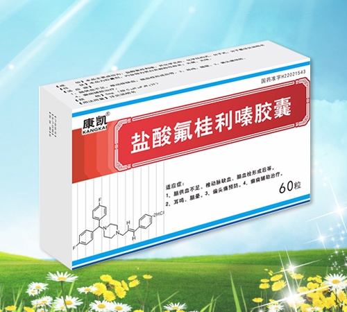 鹽酸氟桂利嗪膠囊
